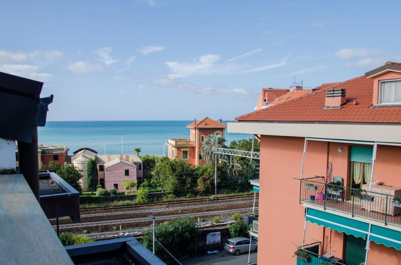 009 - Attico Sant'Anna Vista Mare 150M Dalla Spiaggia Con Terrazza Privata Lejlighed Sestri Levante Eksteriør billede