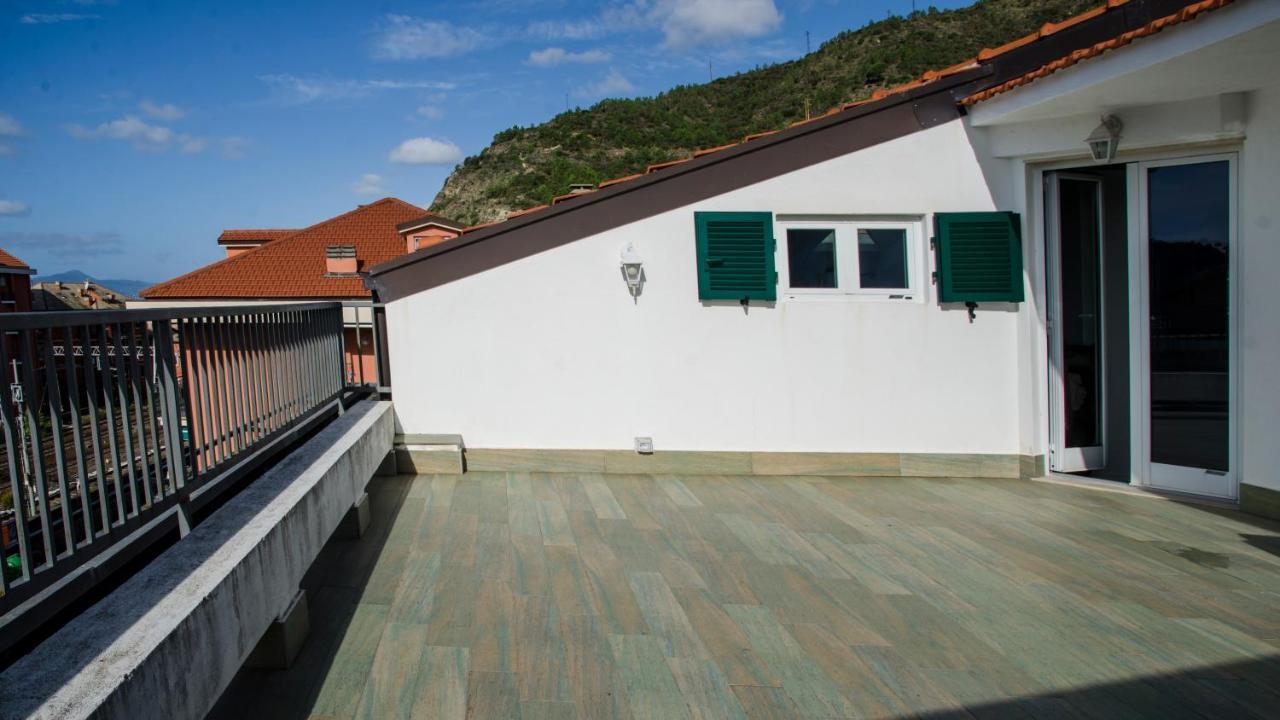 009 - Attico Sant'Anna Vista Mare 150M Dalla Spiaggia Con Terrazza Privata Lejlighed Sestri Levante Eksteriør billede